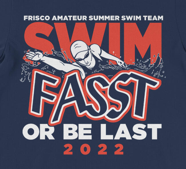 Frisco Amateur Summer Swim Team, Registration Tees